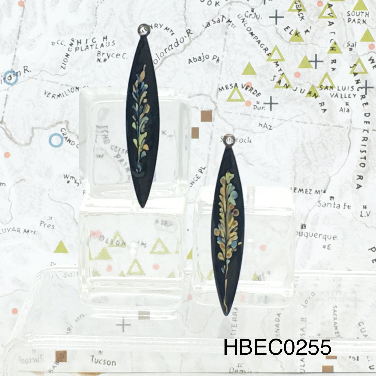 Enameled Drops with Raku