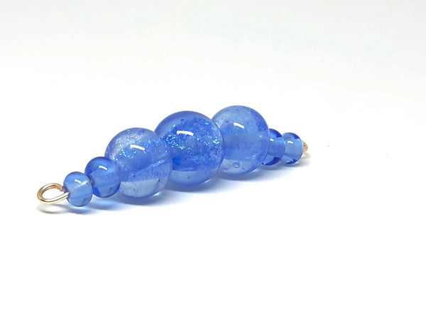 Light Blue Dichro Bead Set
