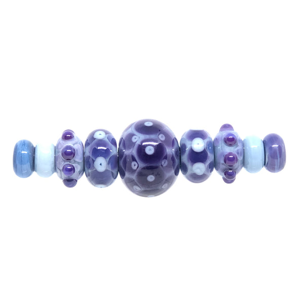 Grape Ice Set of Beads