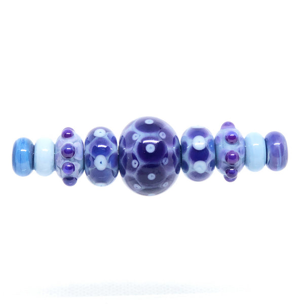Grape Ice Set of Beads