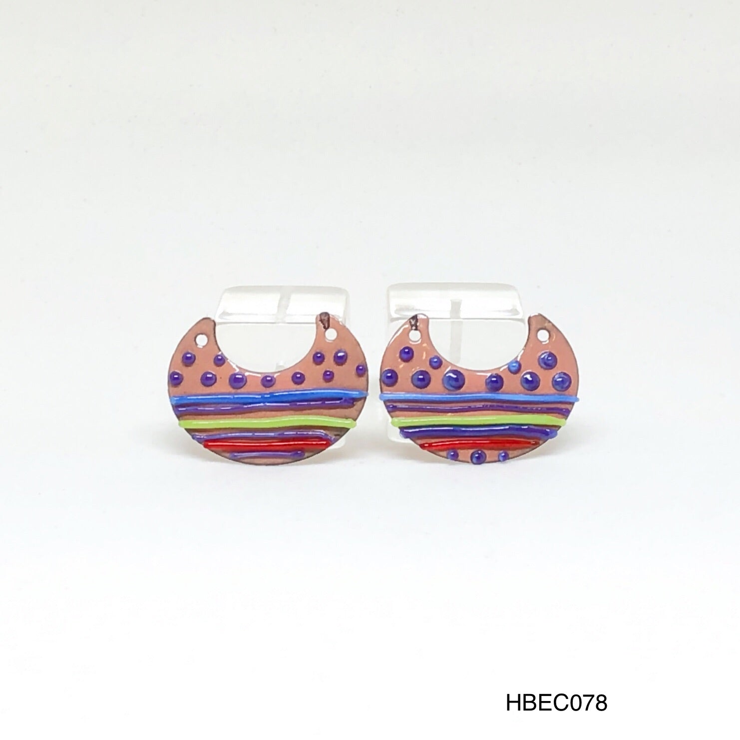 Peachy Enameled Components