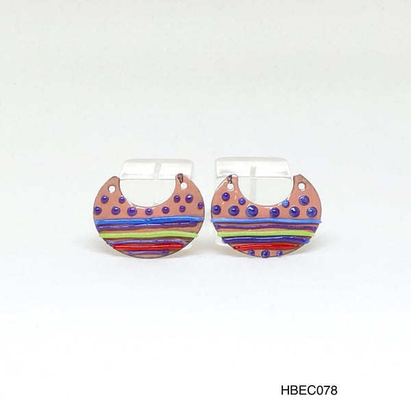 Peachy Enameled Components