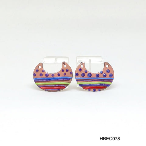 Peachy Enameled Components