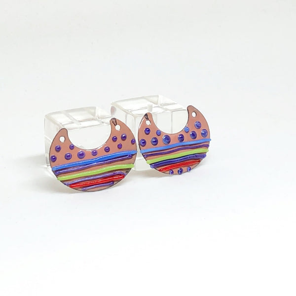 Peachy Enameled Components